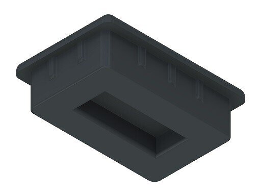 Zaślepka gumowa zamknięcia pionowego 400 płaska 40x20mm