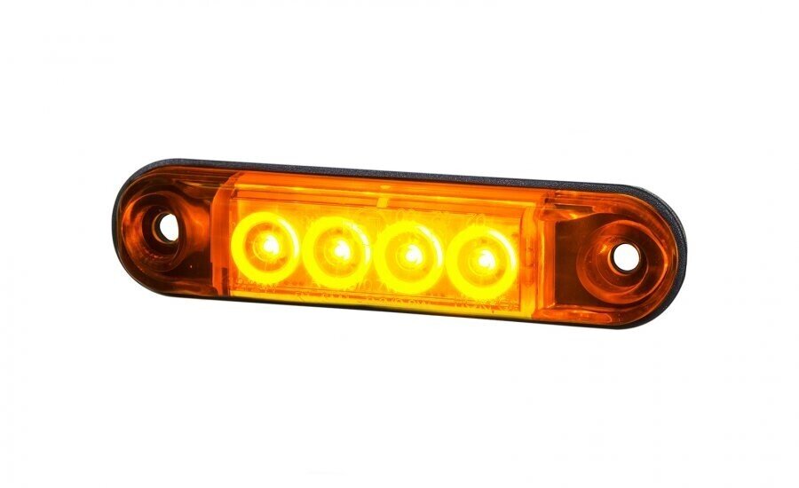 ORANGE MARKER LAMP 12/24V 4 DIODE 0.5 M