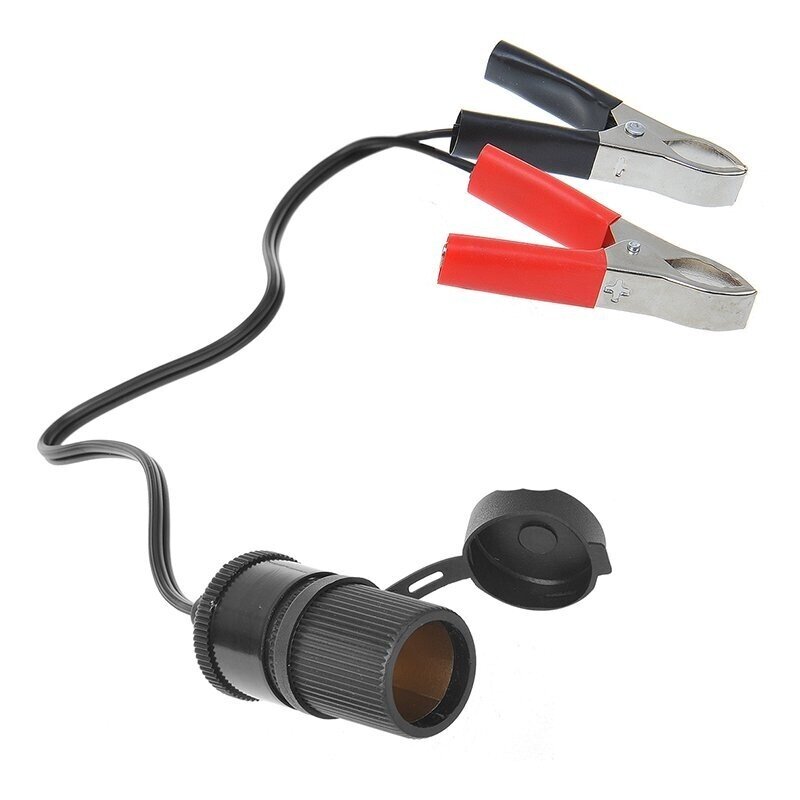 GNIAZDO ZAPALNICZKI SAMOCHODOWEJ Z ZACISKAMI AKUMLATORA 12 V / 24 V – 16 A