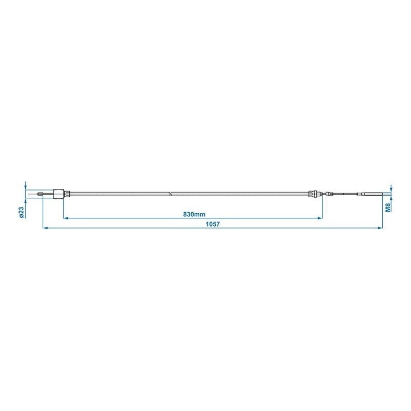 Linka hamulcowa 830/1057mm tuleja Ø26/23mm pasuje do BPW