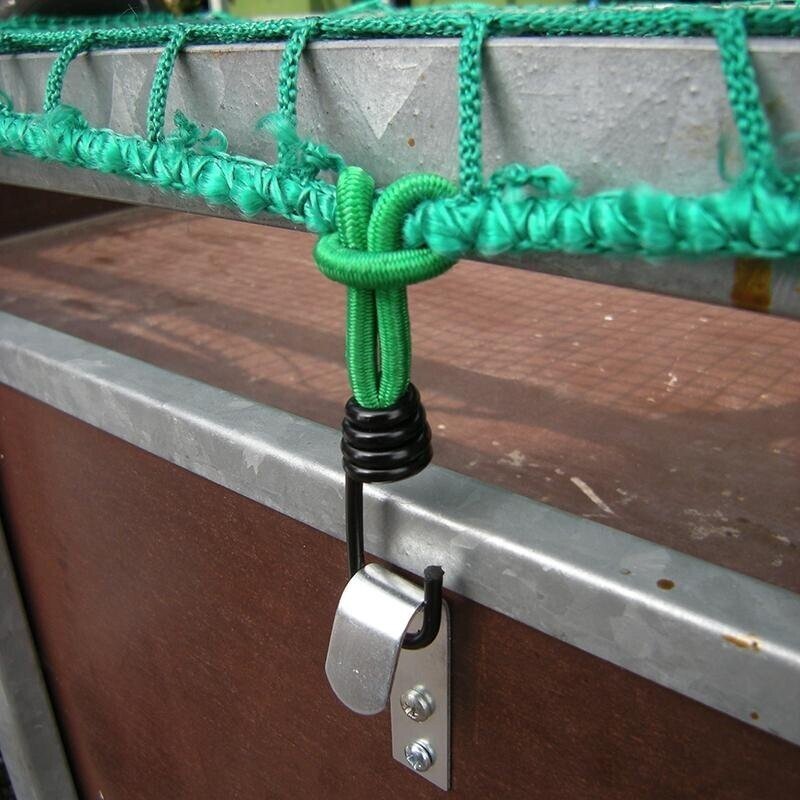 METAL HOOK + EXPANDER FOR HOOKING THE NET ON THE TRAILER SET OF 4PCS.