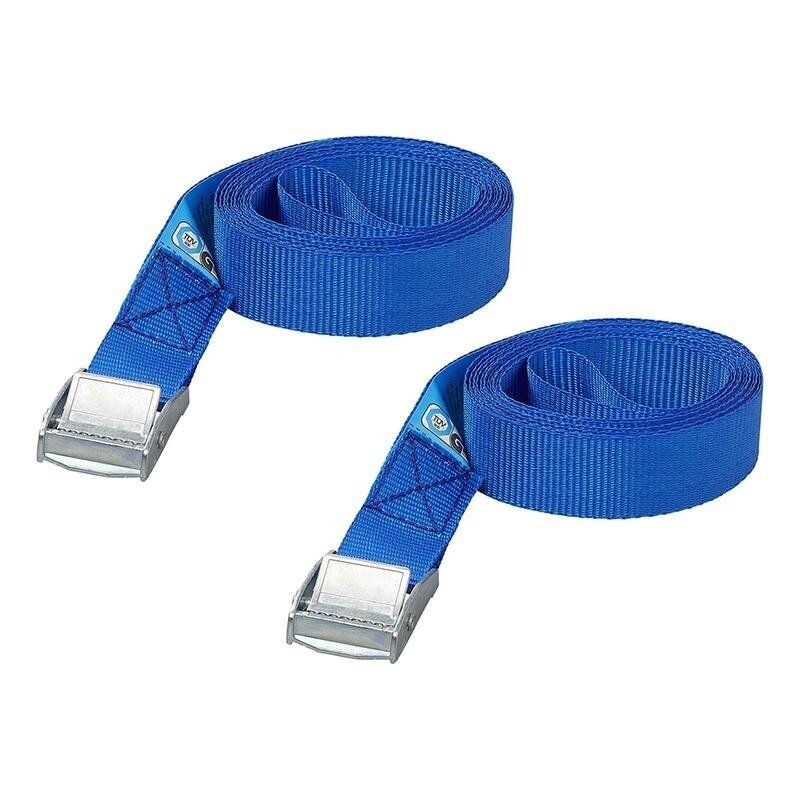PAS ZABEZPIECZAJĄCY NIEBIESKI Z KLAMRĄ snap-lock 2×5,0 meter