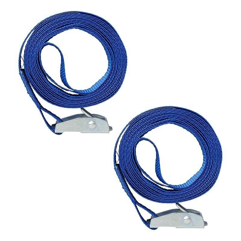PAS ZABEZPIECZAJĄCY NIEBIESKI Z KLAMRĄ snap-lock 2×5,0 meter
