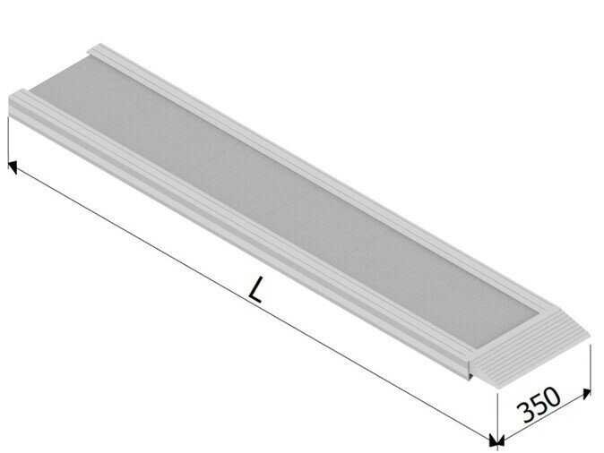 L2100 W350 H30 STRONG 3 – 3.5 TON aluminum dock.