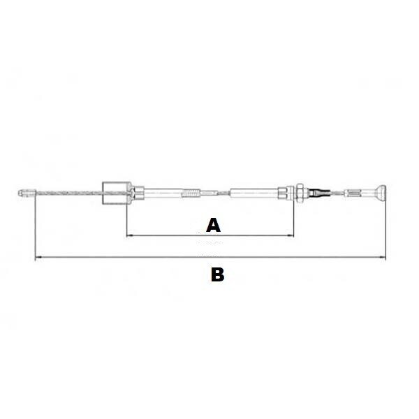 LINKA HAMULCOWA 1230/1420 mm KNOTT
