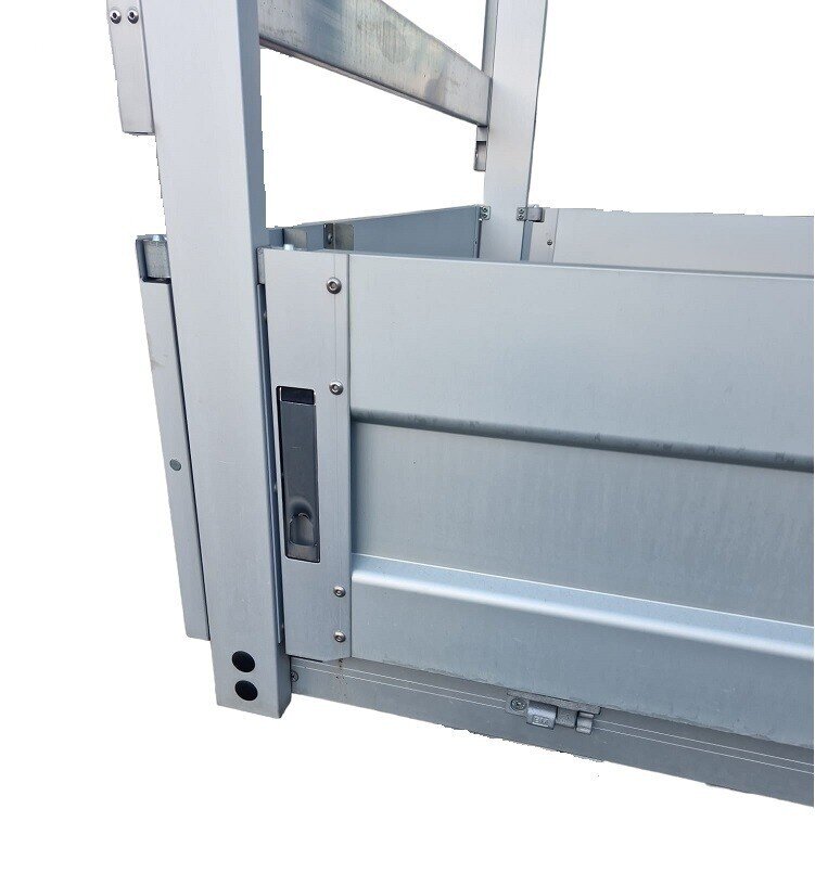 Zamknięcie pionowe burtowe 400 INOX Lewe bez zakończenia