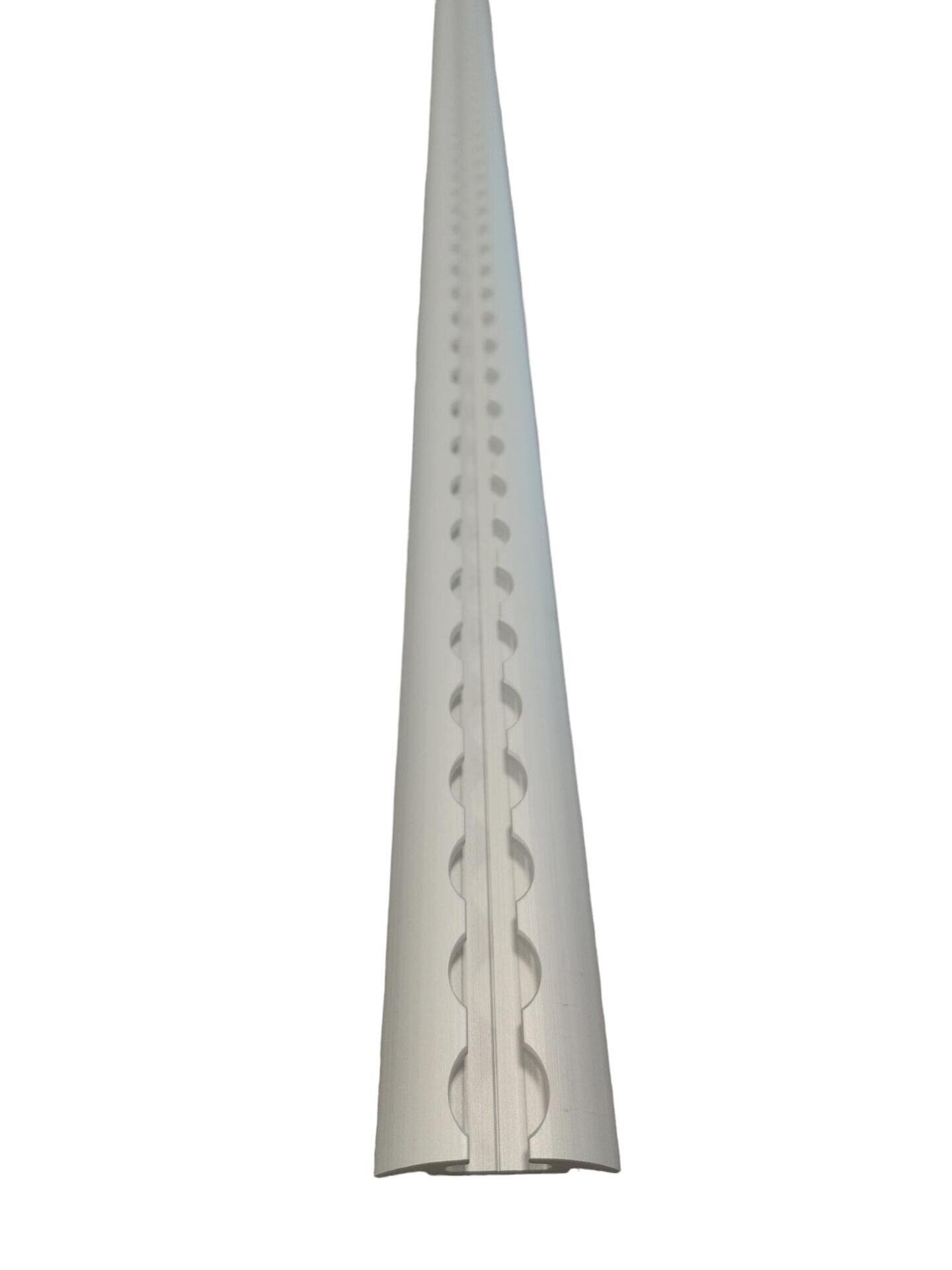 Listwa mocowania ładunku półokrągła AIRLINE 3000×50 mm ANODA