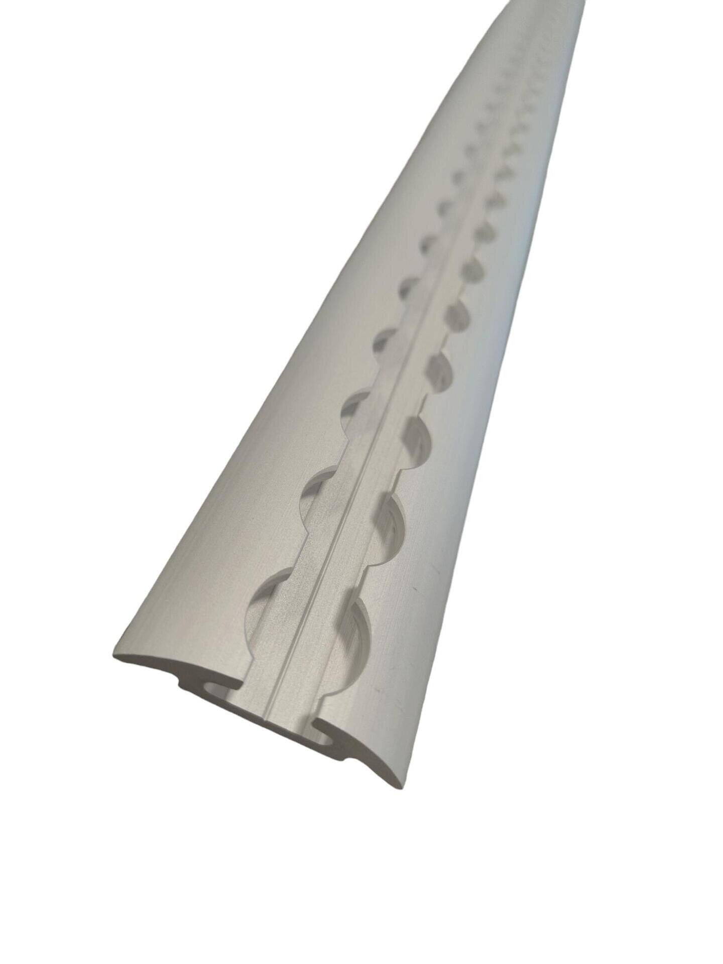 Listwa mocowania ładunku półokrągła AIRLINE 3000×50 mm ANODA