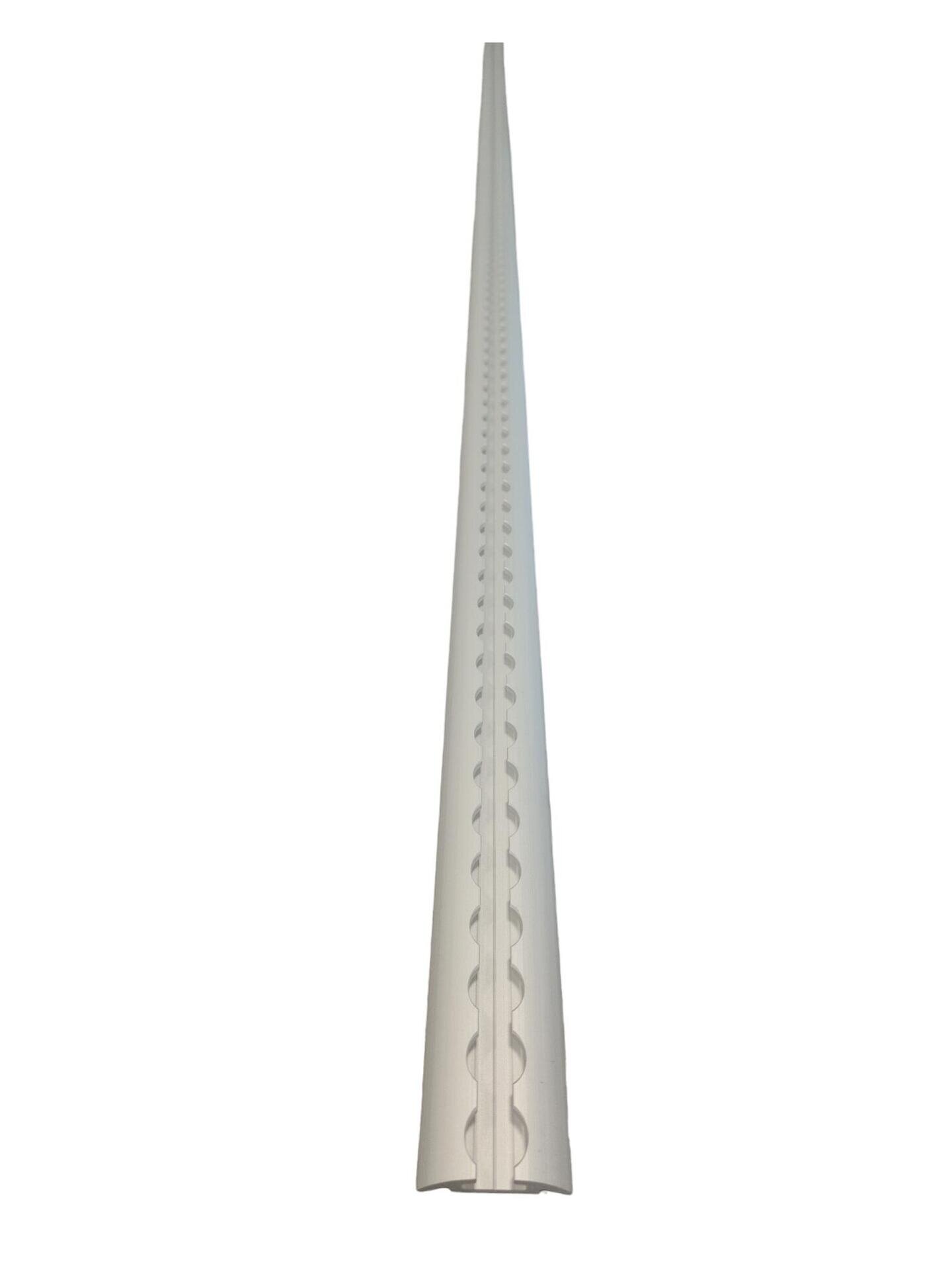 Listwa mocowania ładunku półokrągła AIRLINE 3000×50 mm ANODA