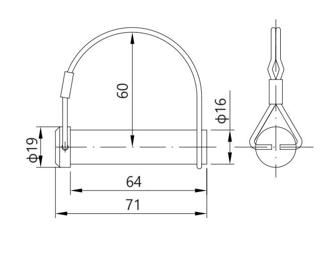 Hinge bracket for sideboards open
